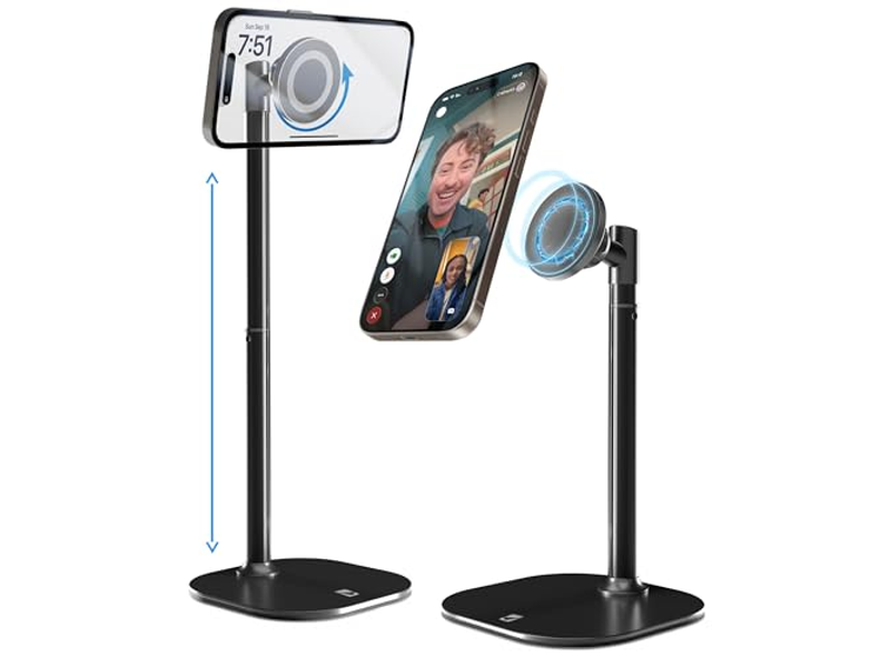 Verstellbarer Magnetischer iPhone Ständer für Schreibtisch-Telefonhalter