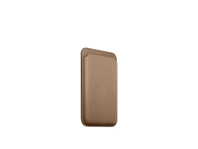 Feingewebte Brieftasche mit MagSafe - Taupe