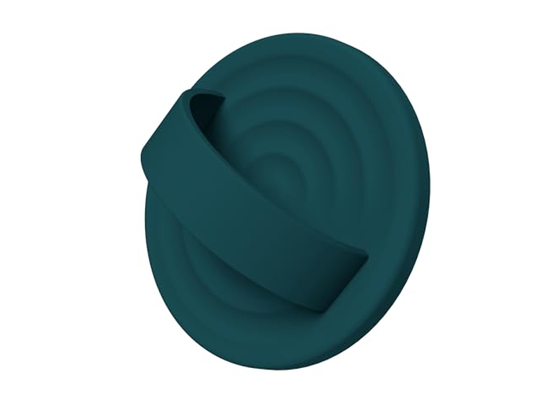 Magnetische Telefon Ring Griffhalter Silikon Fingerschleife Dunkelgrün
