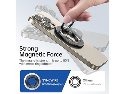 Magnetischer Ringhalter für MagSafe Handygriffständer