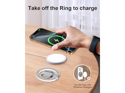 Magnetischer Telefonständer mit Ringhalter und Verstellbarem Kickstand