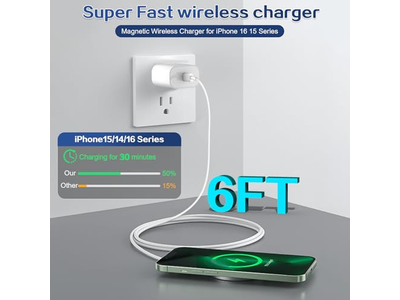 Magnetisches Drahtloses Ladegerät für iPhone Drahtloses Laden