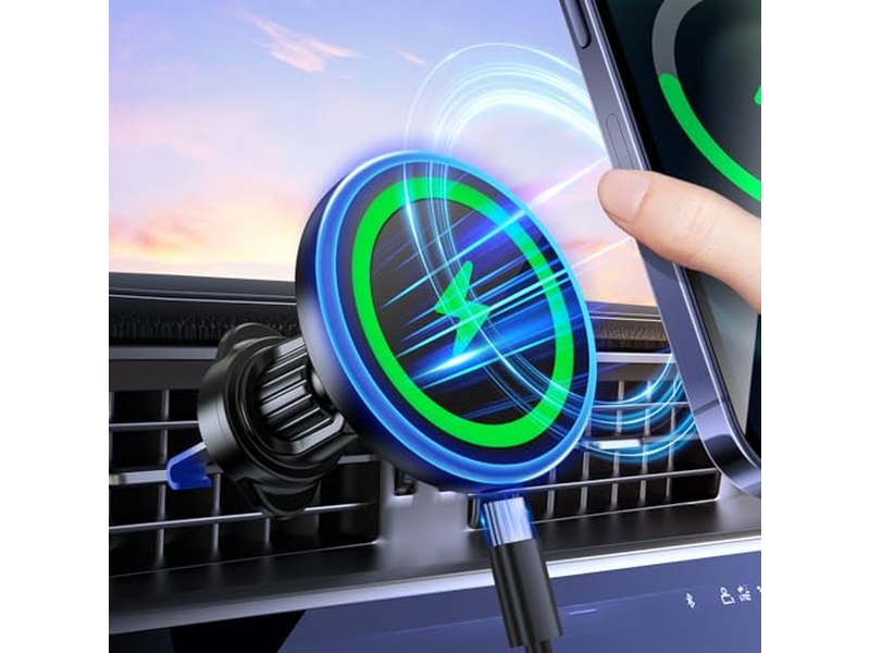 MagSafe Autohalterung Ladegerät 3 in 1 Kabelloses Autoladegerät