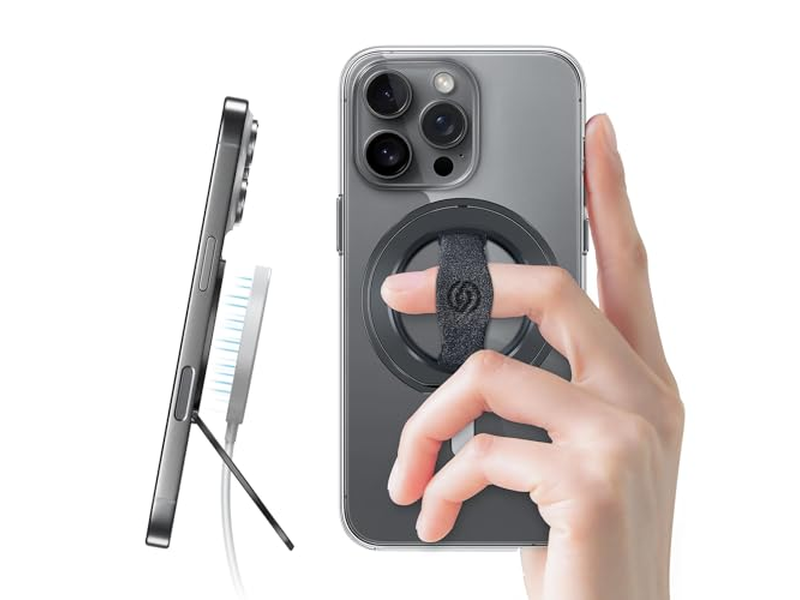 Telefongriff mit Fingergurt