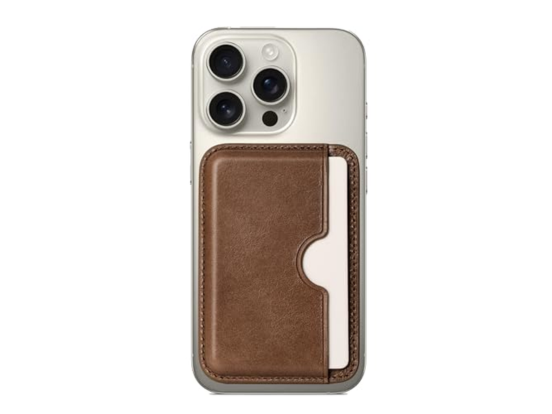 Handgefertigte Leder-Kartenbörse - Schlank Magnetisch - 2-Kartenhalter - Coco