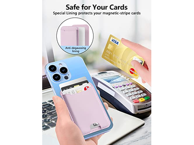 Magnetkartenhalter für iPhone 12-16 Serie Rfid Blockierung Passt 4 Ca