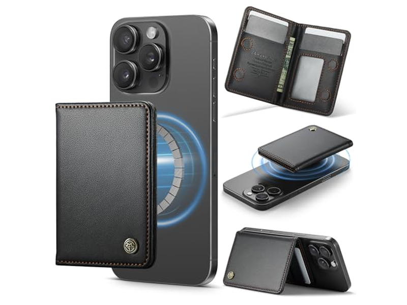 Magnetkartenhalter Rfid Blockieren Pu Leder Minimalistische Telefon Geldbörse