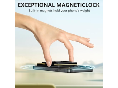 Magnetkarten-Brieftasche mit Geldträger für iPhone-Serie Minimalistisch Des