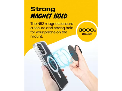 Magnetischer Telefongriff - MagSafe Kompatibel Durchscheinend Schlank Lightweig