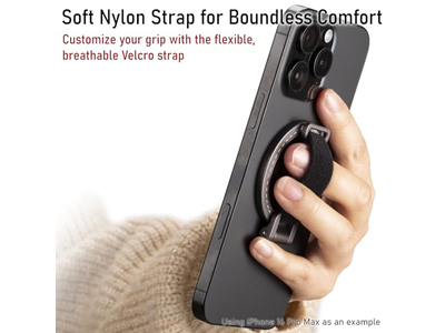 Magnetischer Telefongriff-Kickstand mit Verstellbarem Gurt und Starken Magneten