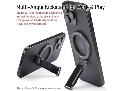 Magnetischer Telefongriff-Kickstand mit Verstellbarem Gurt und Starken Magneten