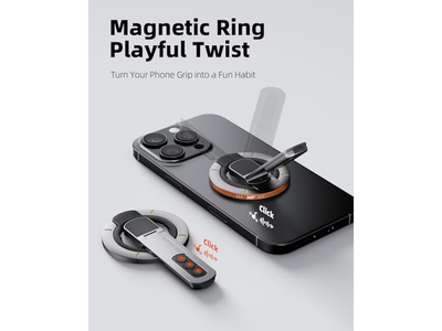Magnetischer Telefongriffständer mit Fingerringhalter und Fidget Design