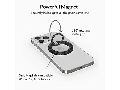 Magnetischer Telefongriff mit Verstellbarem Ständer - Abnehmbares Zubehör für