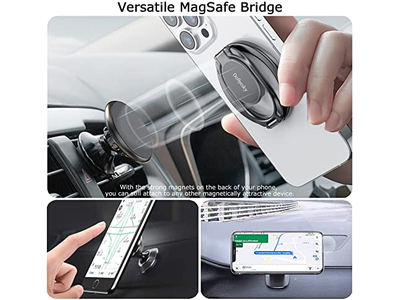 Magnetische Telefon Ringhalter und Ständer für Fitness-Studio Kompatibel mit Auto-Moun
