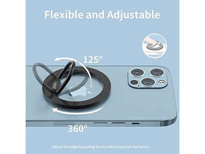 Magnetische Telefonringhalterung für MagSafe Verstellbarer Griffständer Removab