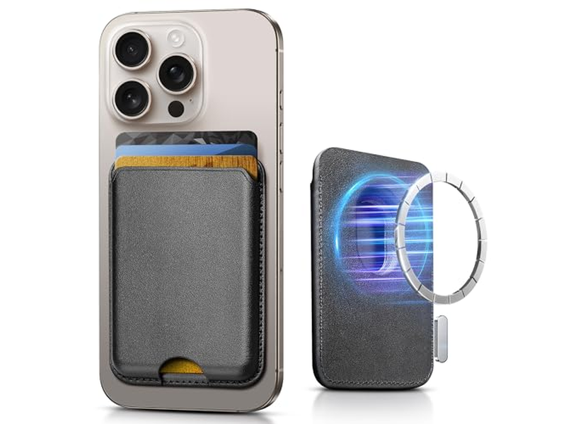 Magnetische Geldbörse für iPhone-Serie und MagSafe Gehäuse - Rfid Sperrkarte