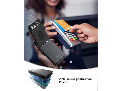 Magnetische Geldbörse für iPhone mit Verstellbarem Ständer und Kartenhalter