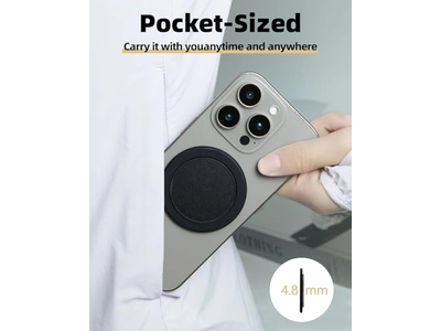 Ultradünner Magnetischer Telefongriff Multi-Winkel Ringhalterung Ständer 360grad Ro